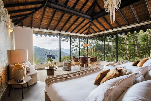 Familie suite, meerdere bedden | Lakens van Egyptisch katoen, luxe beddengoed, donzen dekbedden