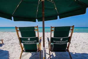 On the beach