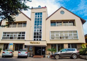 Voorkant van accommodatie