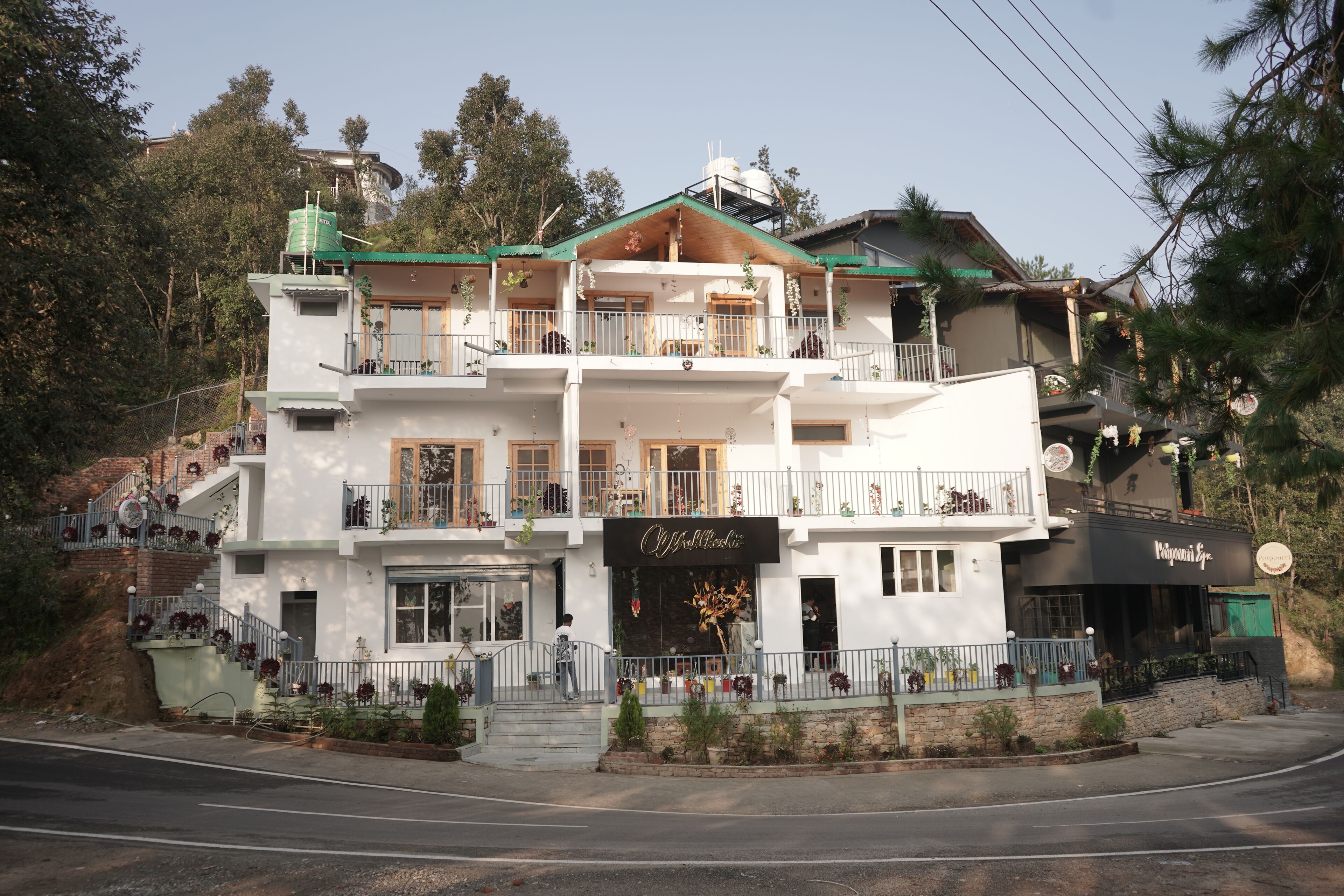 Fachada de la propiedad