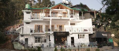 Voorkant van accommodatie