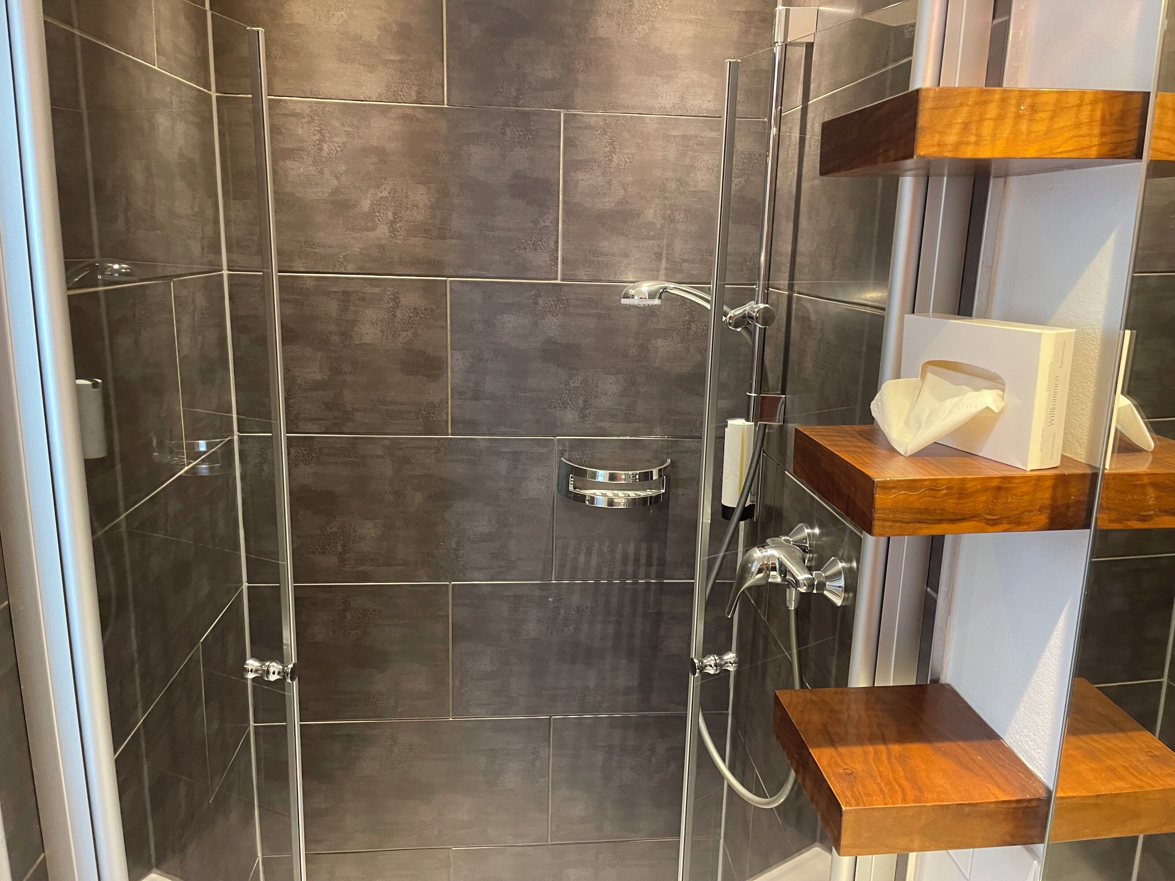 Apartment | Bathroom | Shower, hair dryer, towels, soap
