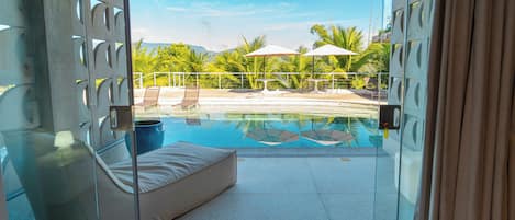 Maison Confort, balcon, vue océan | Terrasse/Patio