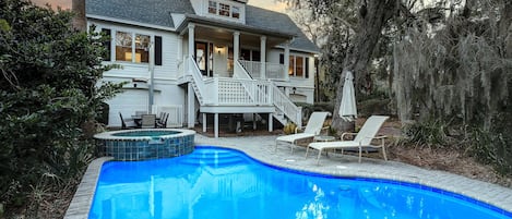 Una piscina climatizada