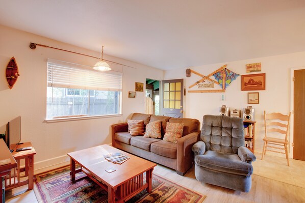 House (2 Bedrooms) | Front of property - Walk to Ski Shuttle: Tahoe Cabin w/ Grill! (South Lake Tahoe)