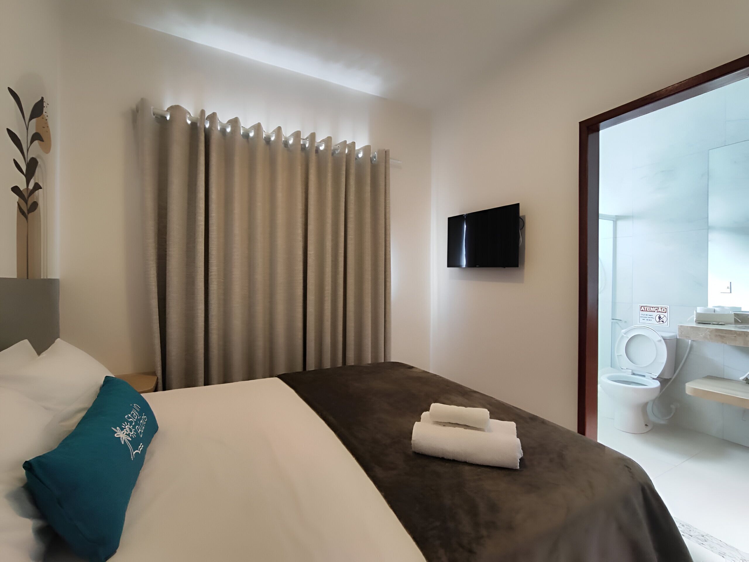 1 bedroom, blackout curtains, soundproofing, iron/ironing board