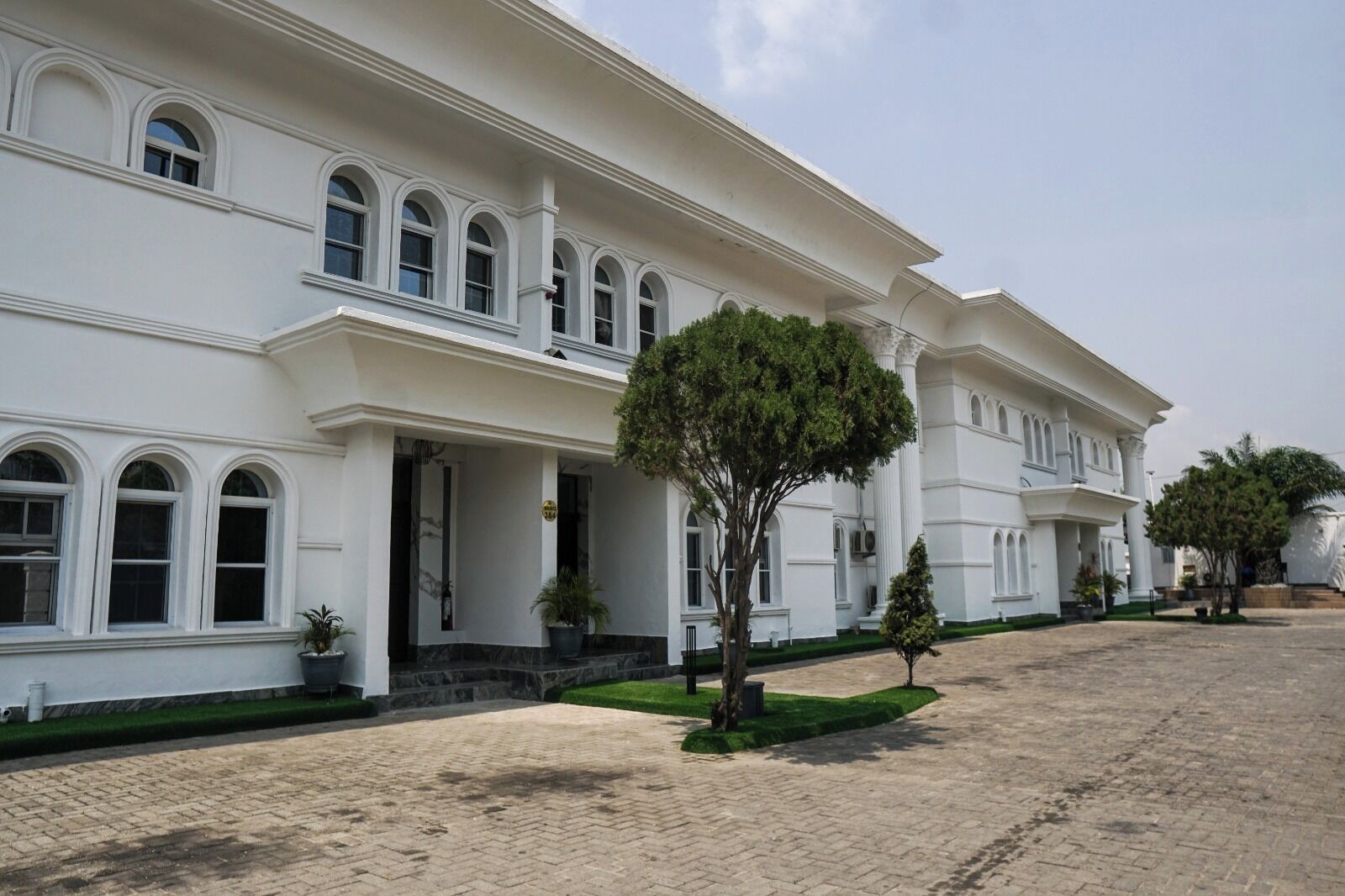 Façade de l’hébergement