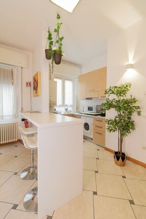 45-inch flat-screen TV with cable channels - Vitti's Home Verona 3 (Verona)