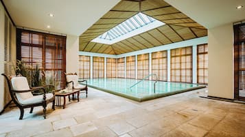 Sauna, steam room, aromatherapy, hot stone massages, body scrubs