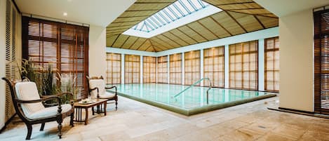 Sauna, steam room, aromatherapy, hot stone massages, body scrubs