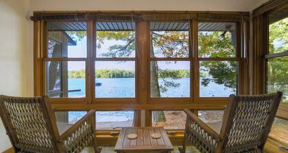 Sebago Lake Retreat with Stunning Sunsets, Dock & Sandy Beach