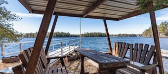 New for 2025! Sebago Lake Retreat with Sandy Beach & Stunning Sunset Views!