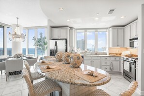 Fridge, microwave, oven, dishwasher - Stunning Three Bedroom Condo - Lagoon Tower 1301 (Gulf Shores)