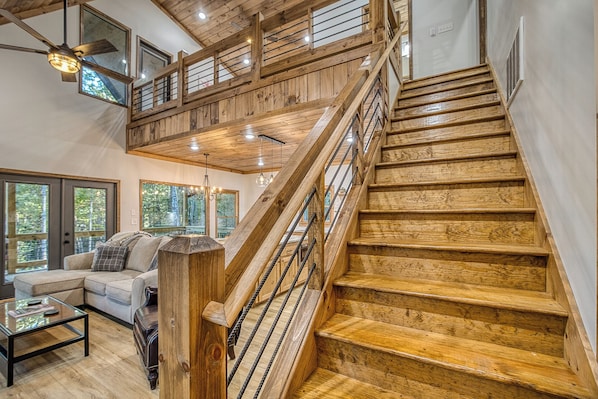 Interior - New Cabin—Spacious Decks, Hot Tub, Sauna, Fire Pit, Game Table, Basketball Goal (Blue Ridge)