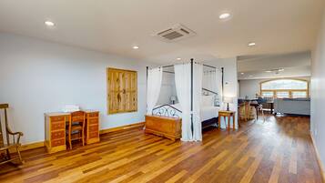 1 bedroom, desk, iron/ironing board, Internet