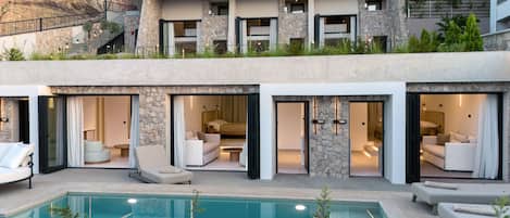 Façana frontal de l'allotjament