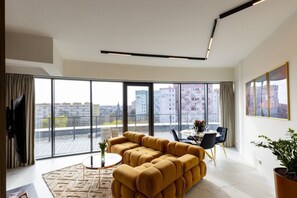 Apartment | Living area - Apartment in Szczecin With Pool and Terrace (Szczecin)