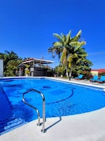 3 outdoor pools