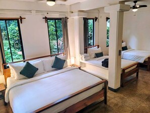 Family Twin | Hypo-allergenic bedding, blackout drapes, soundproofing, free WiFi - Alma Vida Hotel (Quepos)