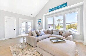 Smart-tv en een open haard