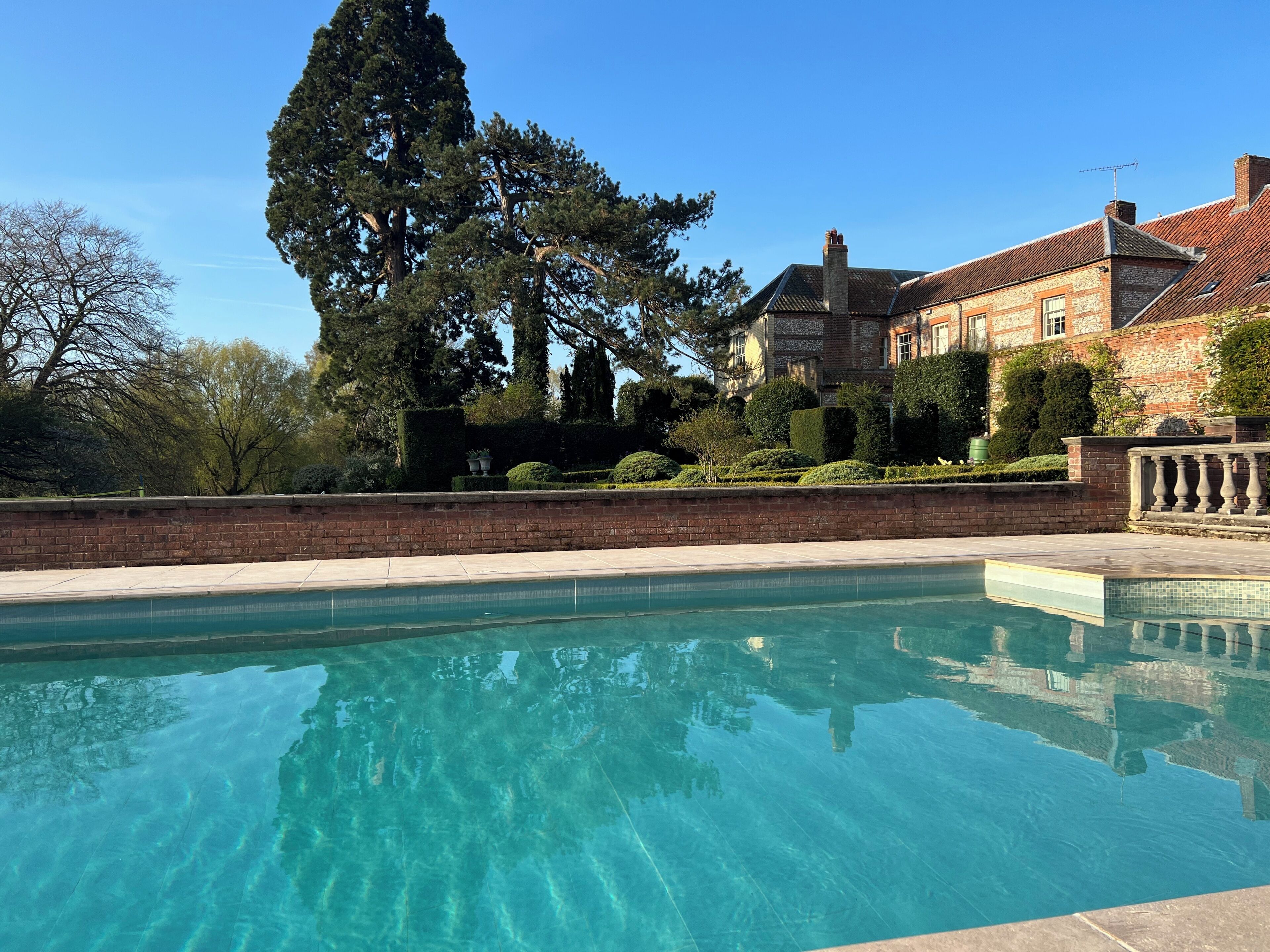 Seasonal outdoor pool