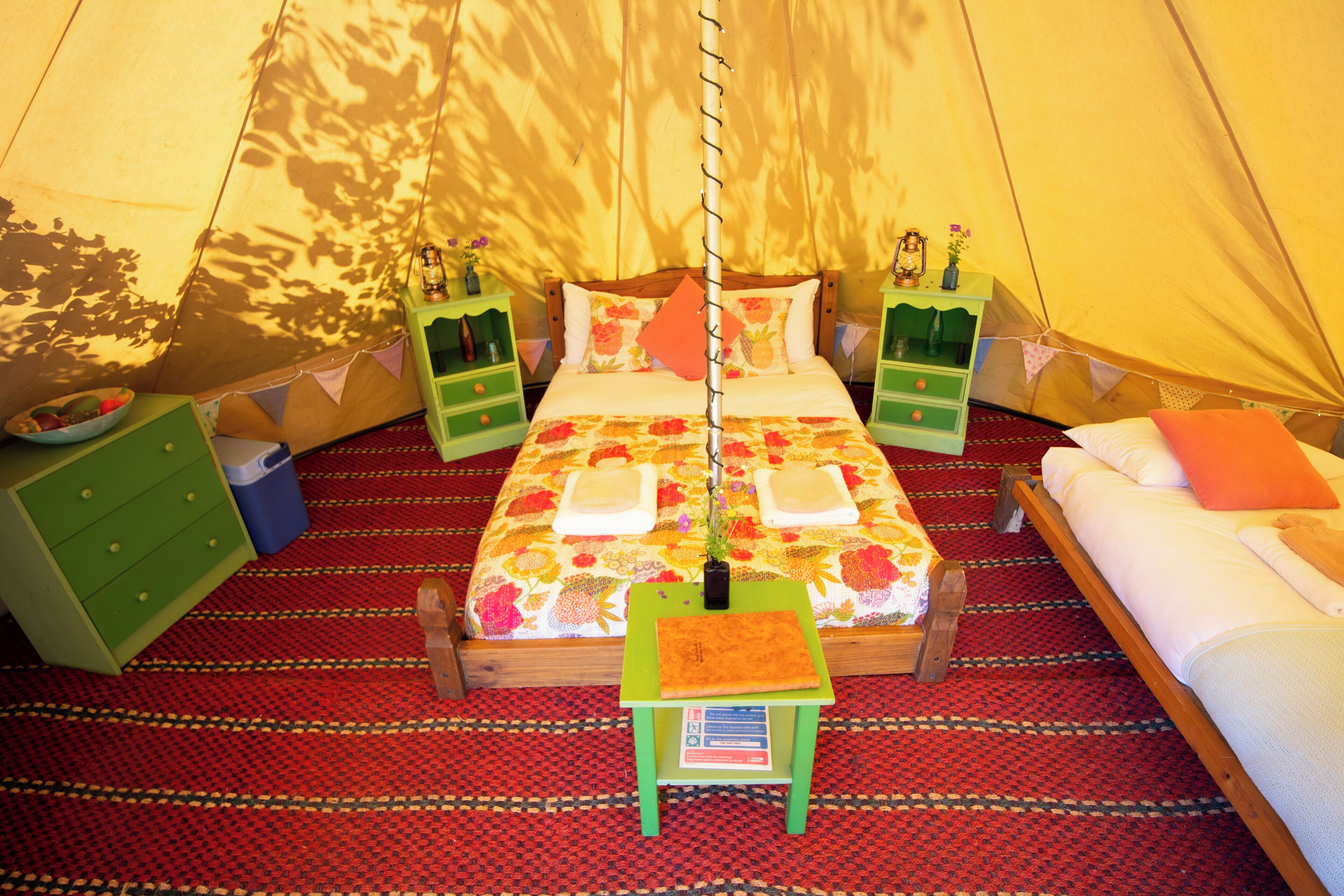 Traditional Tent | Individually furnished, bed sheets