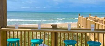 New Oceanfront Home, Elevator, Private Beach Access, Gazebo & Sun Deck at Dune