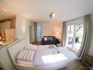 1 bedroom, individually furnished