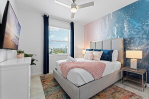 3 habitaciones, tabla de planchar con plancha, wifi y ropa de cama