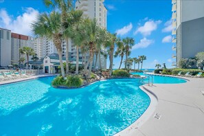 Una piscina climatizada