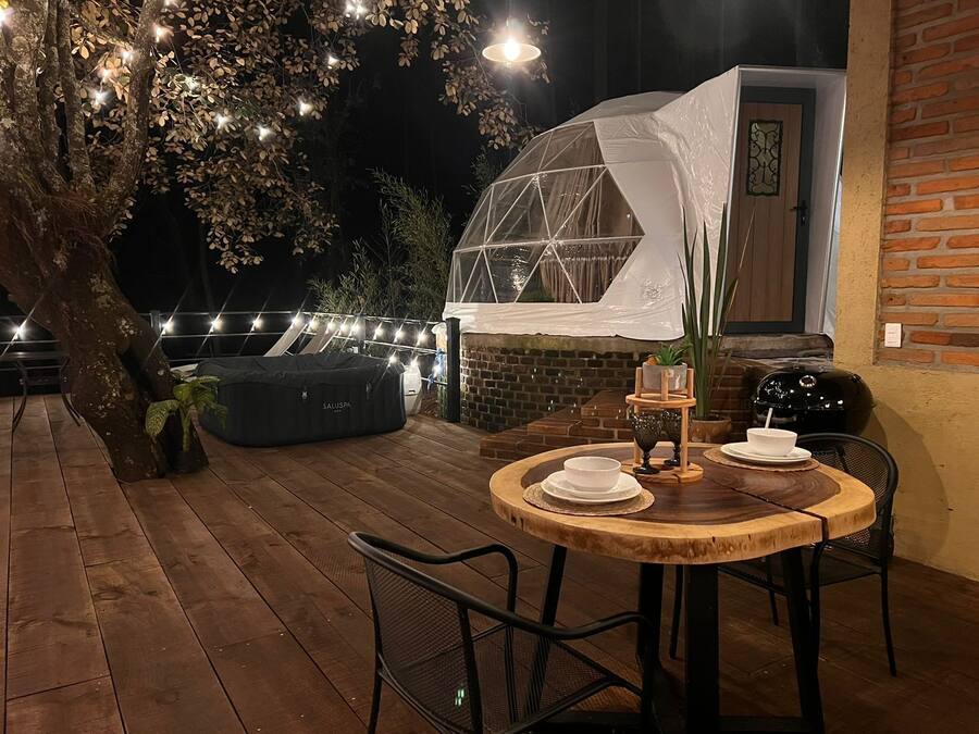 Design Cabin, Mountain View | Terrace/patio
