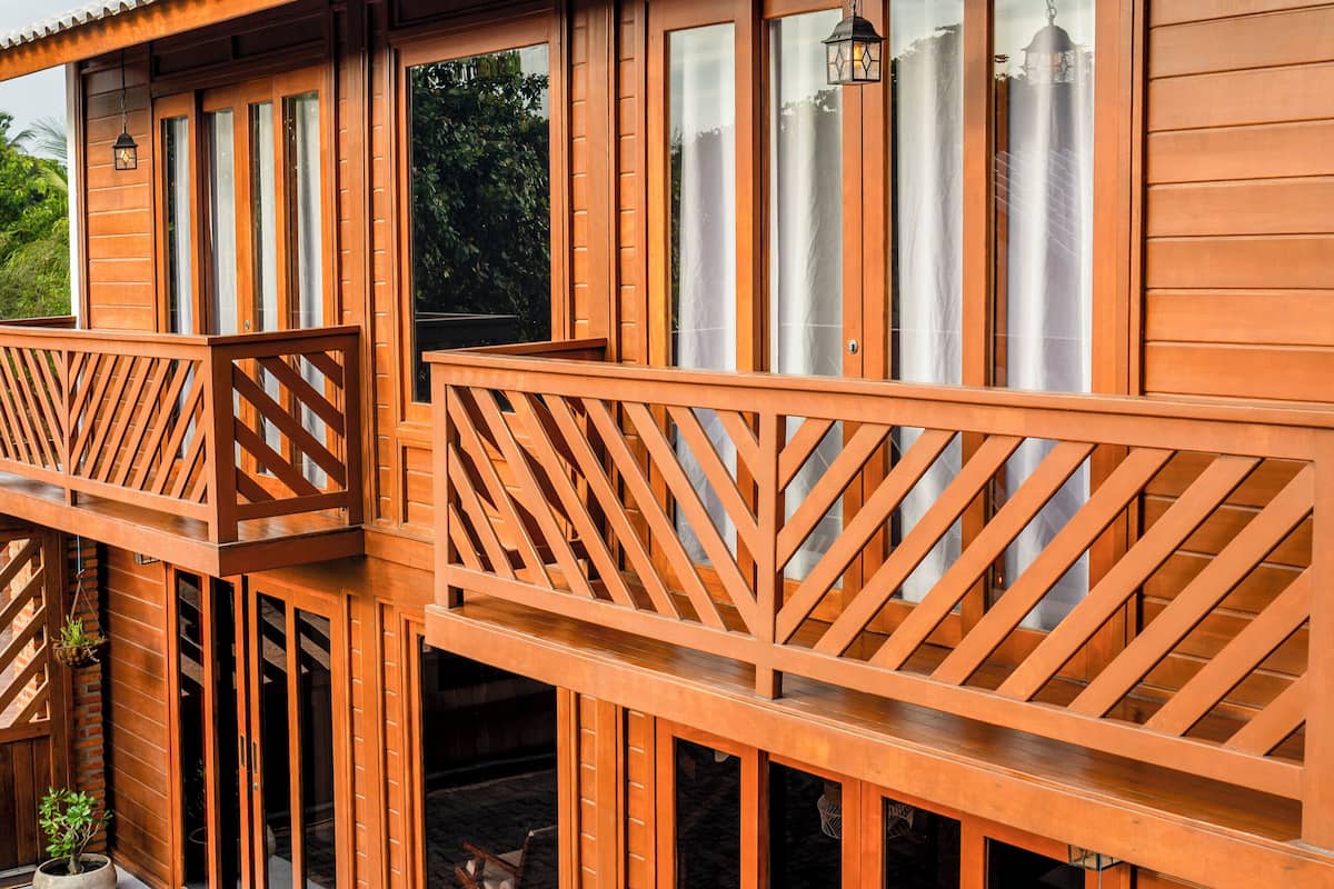 Family House, Balcony, Courtyard View