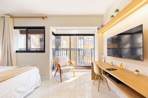 Apartment, City View | Living area - OCB - Luxo e Conforto Campo Belo (São Paulo)