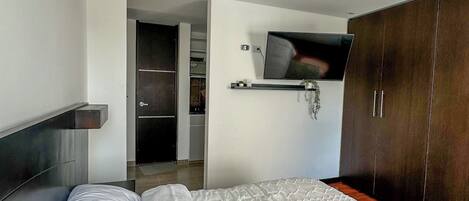 1 غرفة نوم وواي فاي وملاءات أسرّة