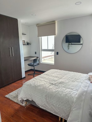 1 habitación, wifi y ropa de cama