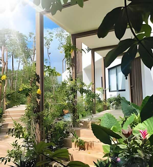 Overnattingsstedets uteområder