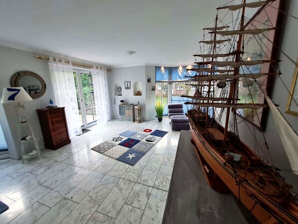 House | Living room - Holiday Home in Bojendorf With Terrace (Fehmarn)