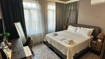 Premium bedding, memory-foam beds, minibar, individually decorated