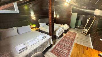 Family Quadruple Room | Premium bedding, memory foam beds, minibar, individually decorated