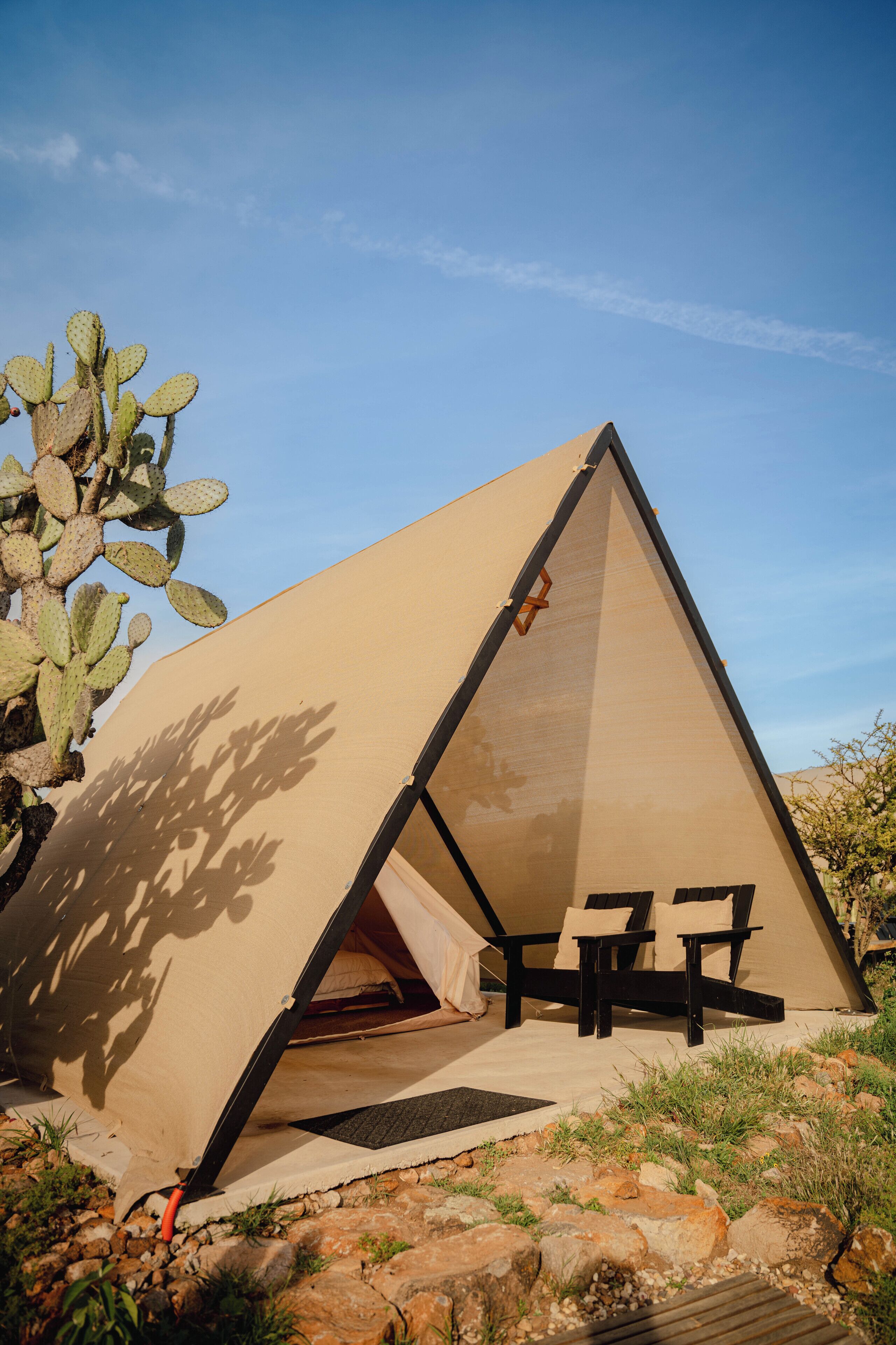 Familie tent | Donsdekens, een minibar, gratis wifi, beddengoed