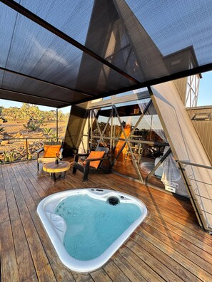 Deluxe Room, Desert view | Living area - Hotel coyote (San Miguel de Allende)