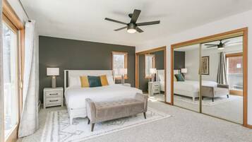 3 bedrooms, desk, iron/ironing board, free WiFi