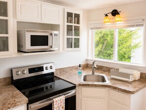 Microwave, oven, stovetop