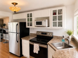 Microwave, oven, stovetop