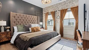2 bedrooms, desk, free WiFi, bed sheets