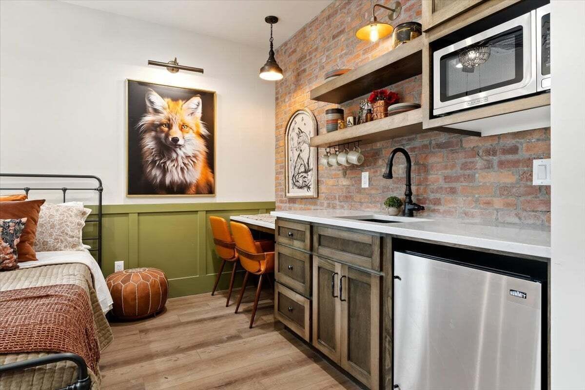 1 sovrum, skrivbord, gratis wi-fi och sängkläder