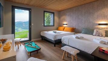 5 Schlafzimmer, BĂŒgeleisen/BĂŒgelbrett, WLAN, BettwĂ€sche