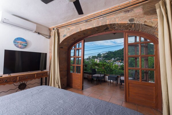 Superior House, Balcony, Mountain View | 2 bedrooms, blackout drapes, iron/ironing board, free WiFi - Charming 2BR Romantic Zone Private Pool (Puerto Vallarta)