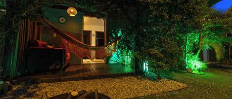 Front of property – evening/night