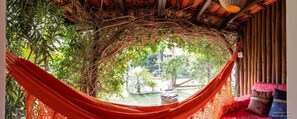 Design House, Kitchen, Garden View | Property grounds